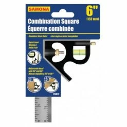 Cheapest 😍 Samona/ROK - 6" Combination Square - 28412 🌟