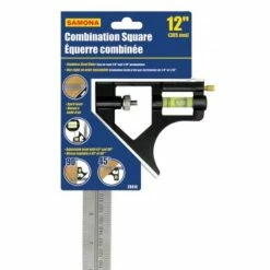 Wholesale ⭐ Samona/ROK - 12" Combination Square Zinc - 28414 ✨