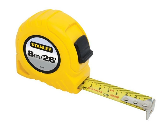 Budget ✨ Stanley - 8m/26 X 1-InchStanley - Tape Rule, Cm Graduation - 30-456 🎁